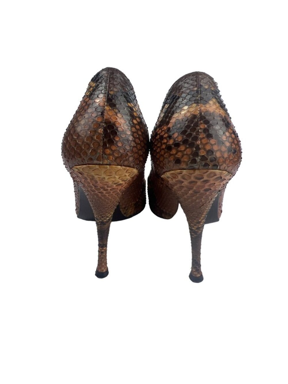 Stuart Weitzman Python Heels Size 9 - Picture 6 of 11